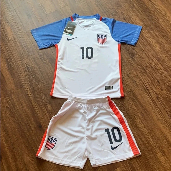 LLOYD USA Soccer Jersey and Shorts Nike Set XS/S New - Picture 1 of 11